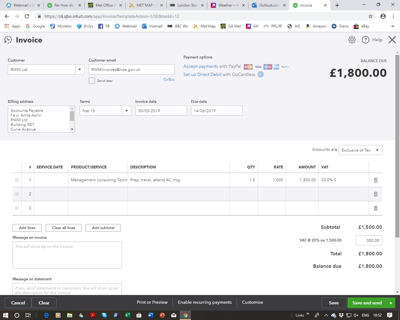 quickbooks for mac add billable expenses to an invoice